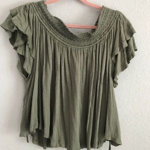Free people off the shoulder top